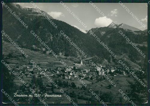 Aosta Brusson PIEGHINA Foto FG cartolina KB1807 – fronte