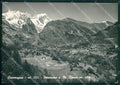 Aosta Courmayeur Monte Bianco PIEGHE STRAPPINO Foto FG cartolina KB1811 – fronte