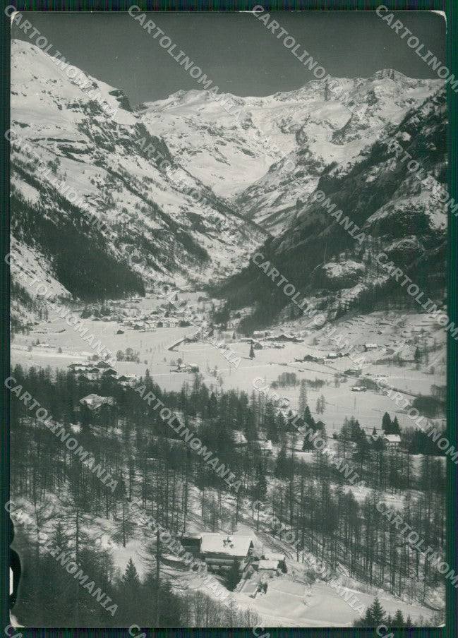 Aosta Gressoney Saint Jean PIEGHE Foto FG cartolina KB1817 – fronte