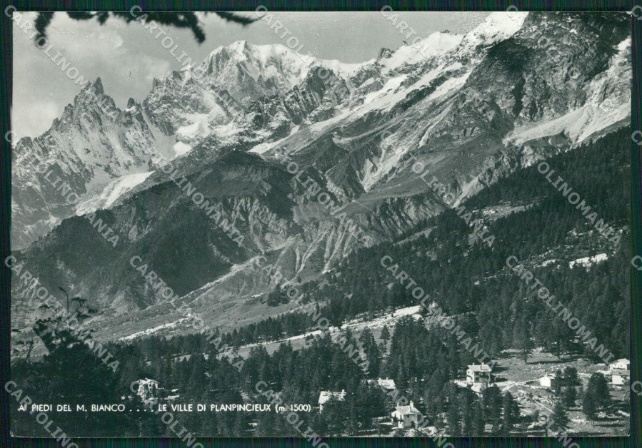 Aosta Courmayeur Valle di Planpincieux Monte Bianco Foto FG cartolina KB1818 – fronte