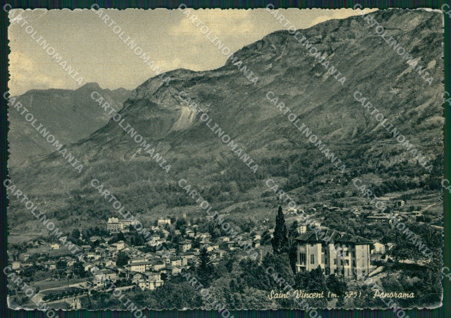 Aosta Saint Vincent FG cartolina KB1823 – fronte