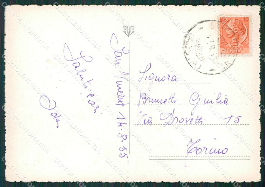 Aosta Saint Vincent FG cartolina KB1823 – retro