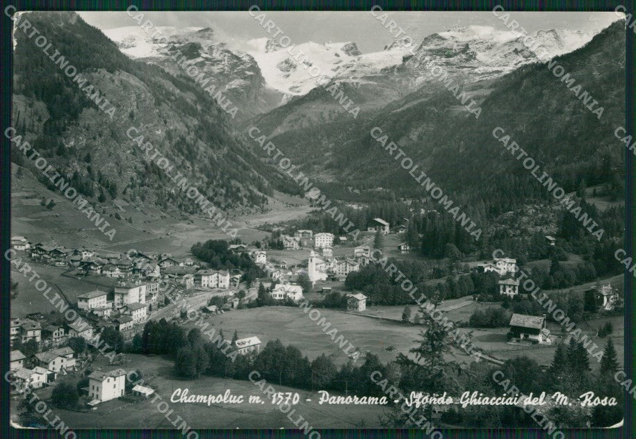 Aosta Ayas Champoluc Ghiacciai del Rosa Foto FG cartolina KB1825 – fronte