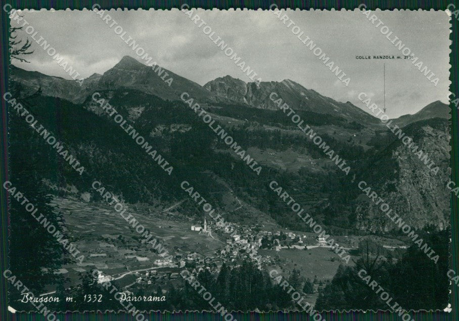 Aosta Brusson Colle Ranzola Foto FG cartolina KB1828 – fronte