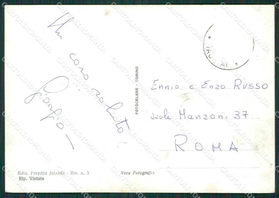 Aosta Saint Vincent Foto FG cartolina KB1834 – retro