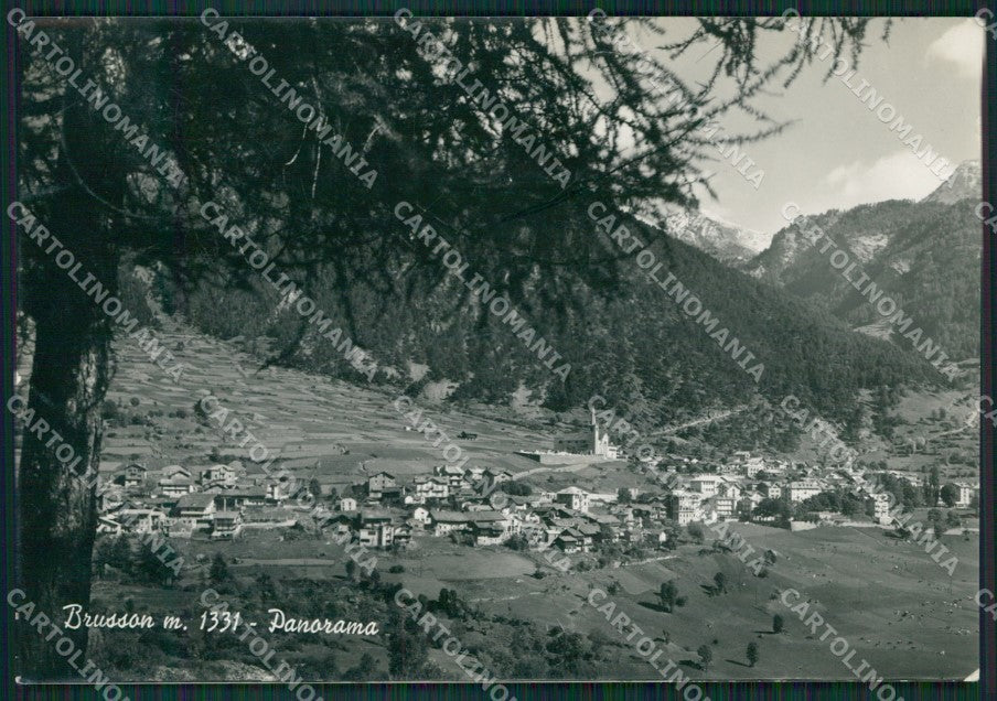 Aosta Brusson STRAPPINO Foto FG cartolina KB1835 – fronte