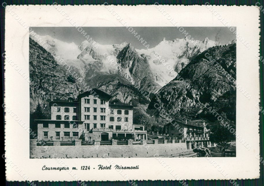 Aosta Courmayeur Foto FG cartolina KB1837 – fronte