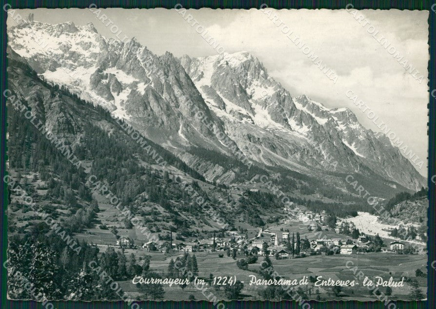 Aosta Courmayeur Entrèves La Palud Foto FG cartolina KB1840 – fronte