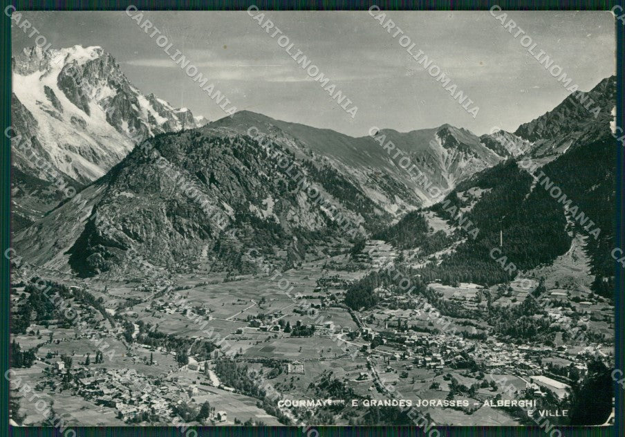 Aosta Courmayeur Grandes Jorasses PIEGHINE Foto FG cartolina KB1841 – fronte