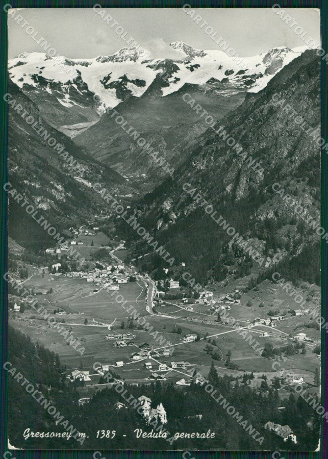 Aosta Gressoney Foto FG cartolina KB1844 – fronte