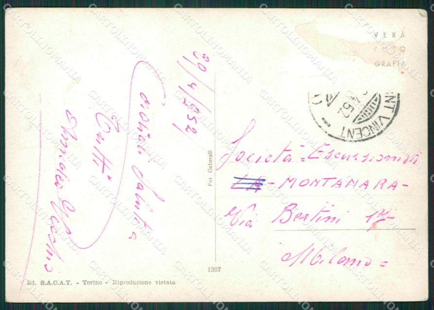 Aosta Valtournenche Cervino PIEGHINE Foto FG cartolina KB1846 – retro