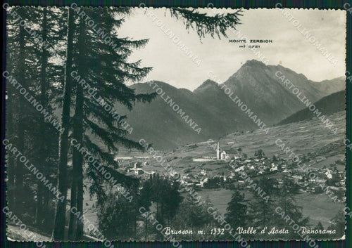 Aosta Brusson Foto FG cartolina KB1851 – fronte