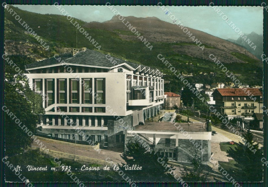 Aosta Saint Vincent PIEGA Foto FG cartolina KB1853 – fronte