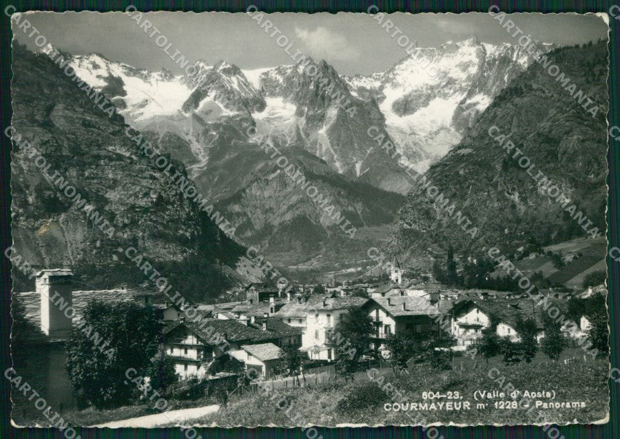 Aosta Courmayeur PIEGHE Foto FG cartolina KB1857 – fronte
