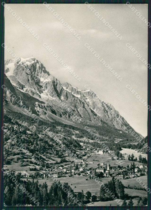 Aosta Courmayeur Entrèves Foto FG cartolina KB1867 – fronte