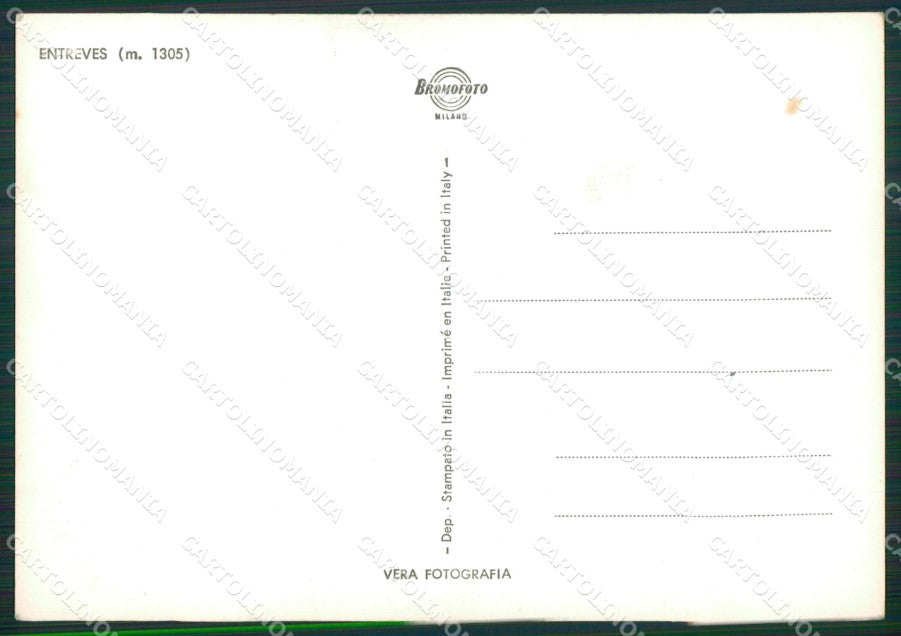 Aosta Courmayeur Entrèves Foto FG cartolina KB1867 – retro