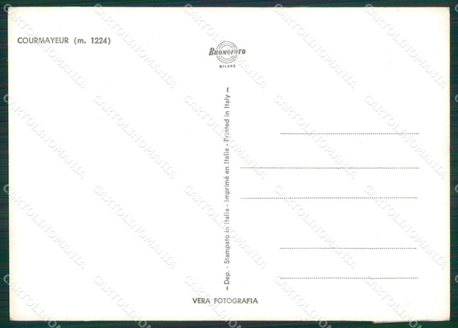 Aosta Courmayeur Foto FG cartolina KB1868 – retro