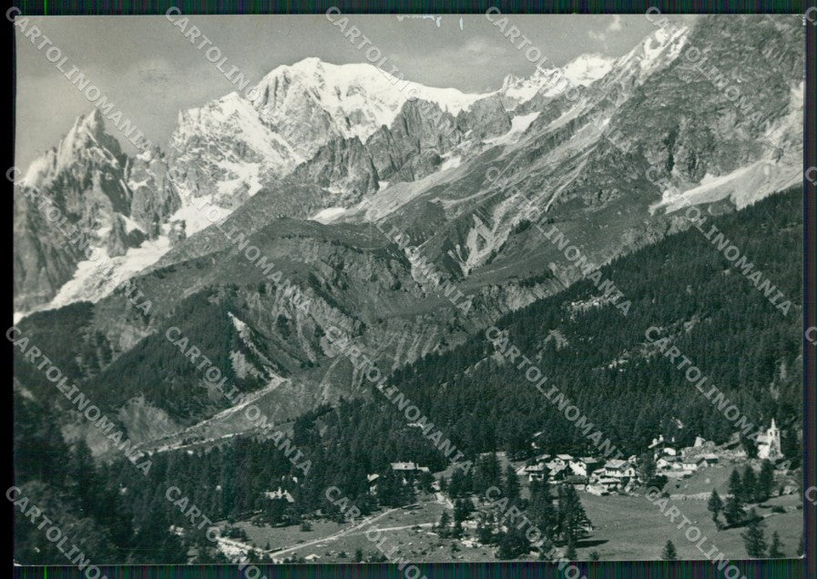 Aosta Courmayeur Planpincieux Foto FG cartolina KB1869 – fronte