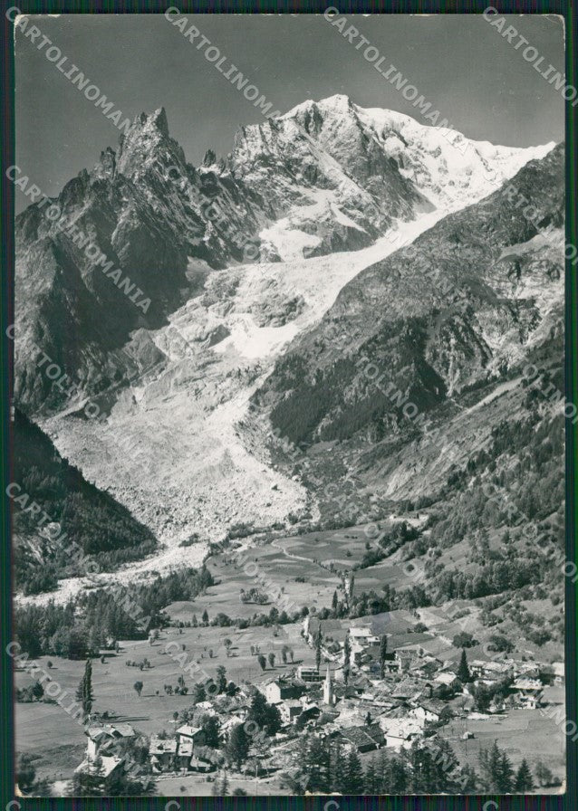 Aosta Courmayeur Entrèves Foto FG cartolina KB1876 – fronte