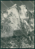 Aosta Courmayeur Rifugio Torino Cai Foto FG cartolina KB1882 – fronte
