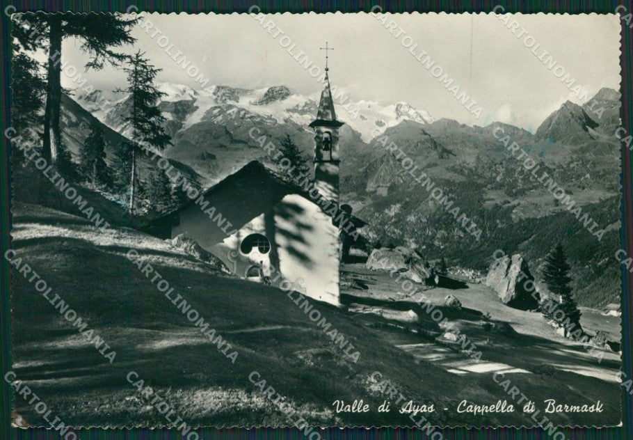Aosta Ayas Valle di Barmask Foto FG cartolina KB1887 – fronte