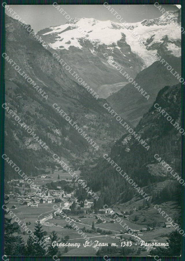 Aosta Gressoney Saint Jean Foto FG cartolina KB1899 – fronte
