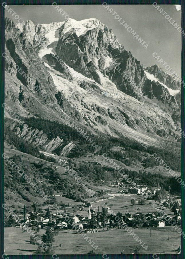 Aosta Courmayeur Entrèves Foto FG cartolina KB1906 – fronte