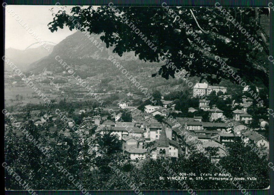 Aosta Saint Vincent PIEGE Foto FG cartolina KB1908 – fronte