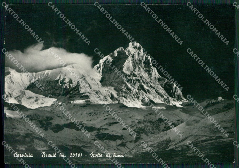 Aosta Valtournenche Cervinia Breuil Cervino Foto FG cartolina KB1914 – fronte