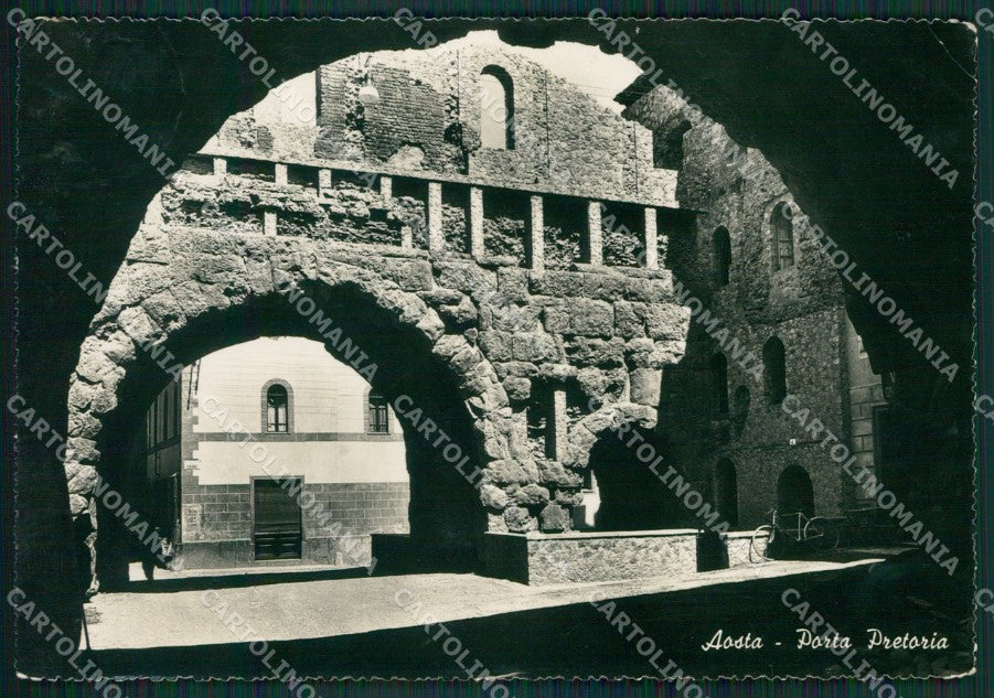 Aosta Città Porta Pretoria Foto FG cartolina KB1920 – fronte