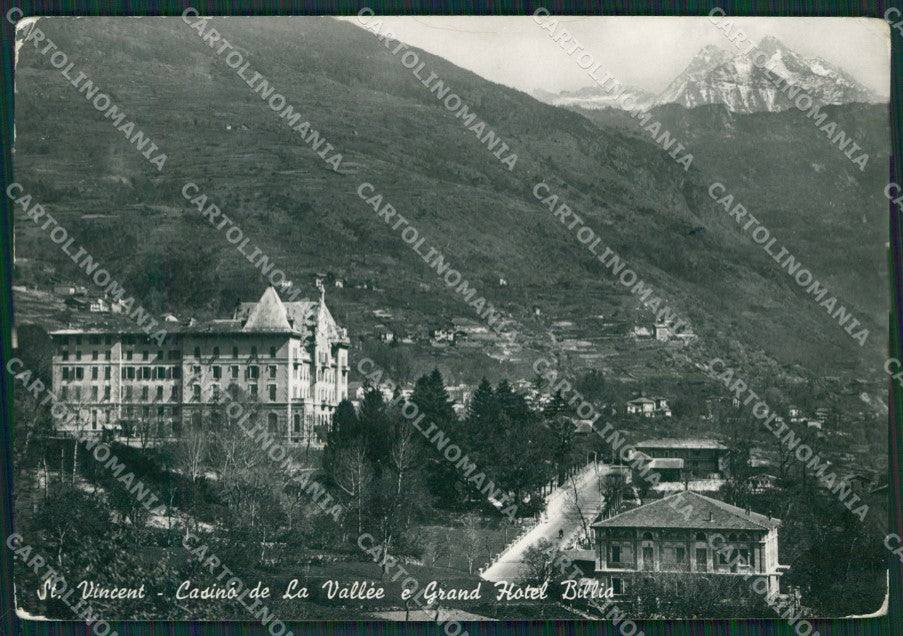 Aosta Saint Vincent PIEGHINE Foto FG cartolina KB1926 – fronte