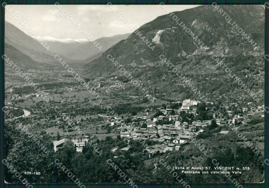 Aosta Saint Vincent Foto FG cartolina KB1932 – fronte