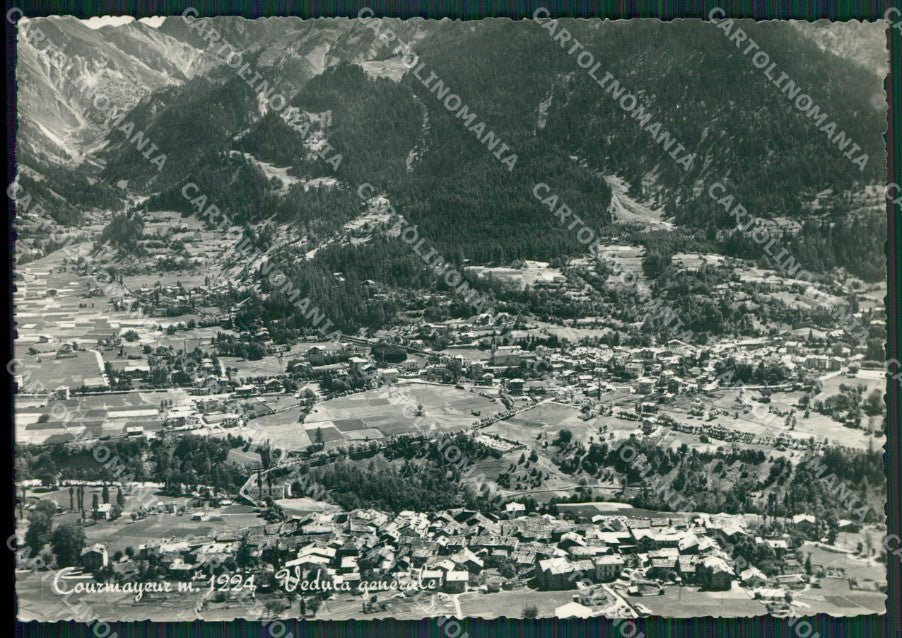 Aosta Courmayeur Foto FG cartolina KB1937 – fronte