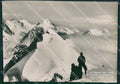 Aosta Ghiacciai del Rosa Nevicata Alpinismo PIEGA Foto FG cartolina KB1944 – fronte