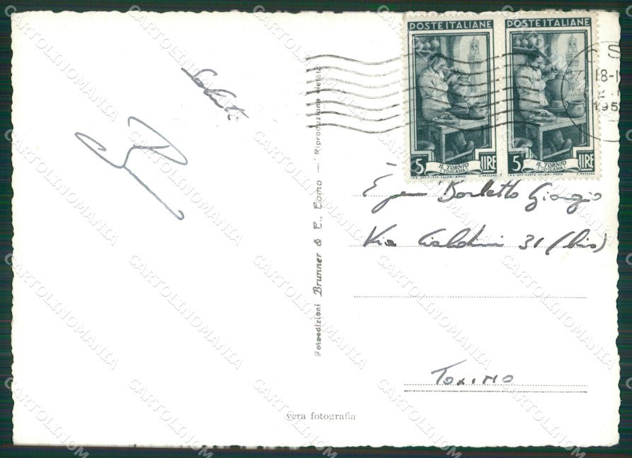 Aosta Courmayeur PIEGHINE Foto FG cartolina KB1945 – retro