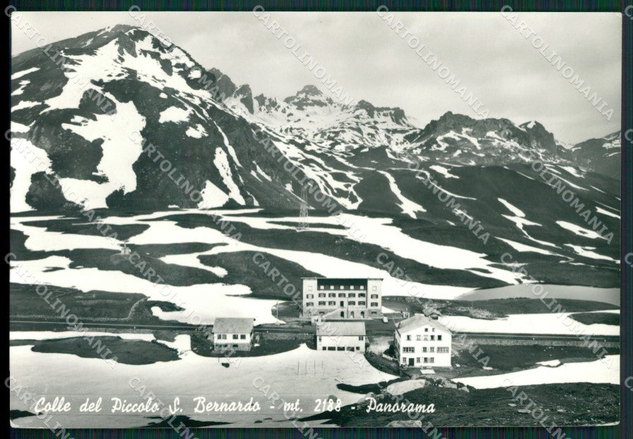 Aosta Colle del Gran San Bernardo Nevicata Foto FG cartolina KB1951 – fronte