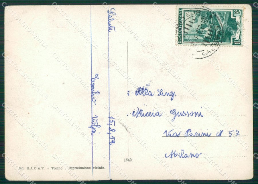 Aosta Courmayeur Entrèves PIEGHINE Foto FG cartolina KB1953 – retro