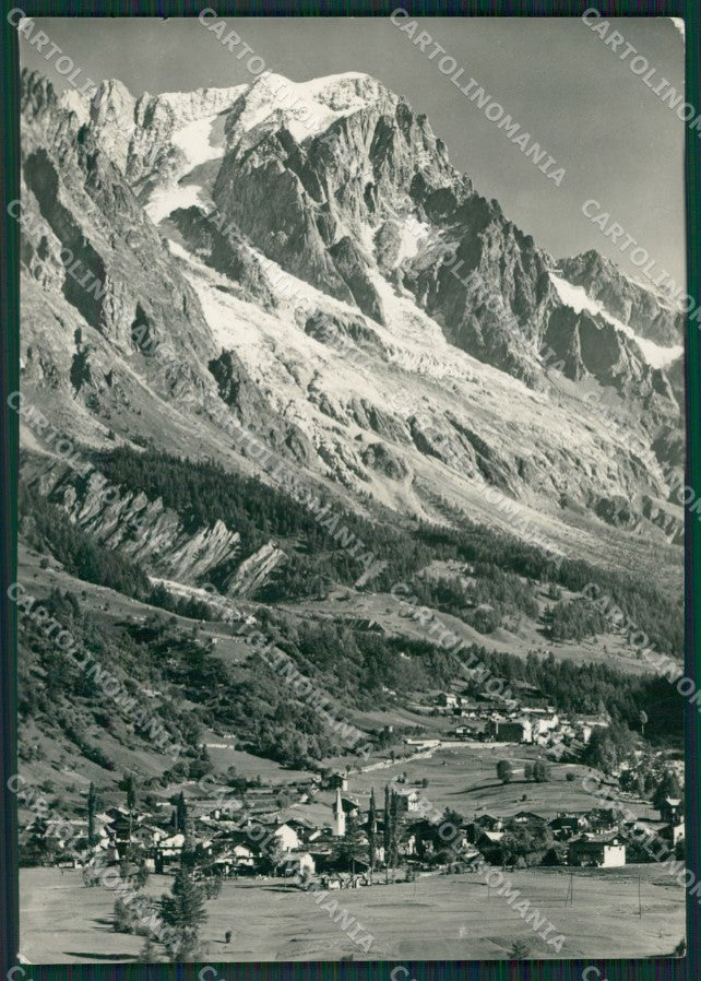 Aosta Courmayeur Entrèves Foto FG cartolina KB1959 – fronte