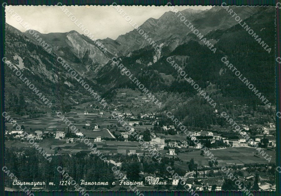Aosta Courmayeur Villair Foto FG cartolina KB1963 – fronte
