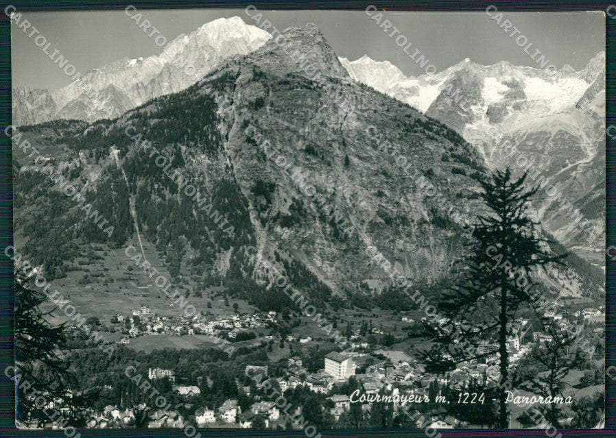 Aosta Courmayeur Foto FG cartolina KB1965 – fronte