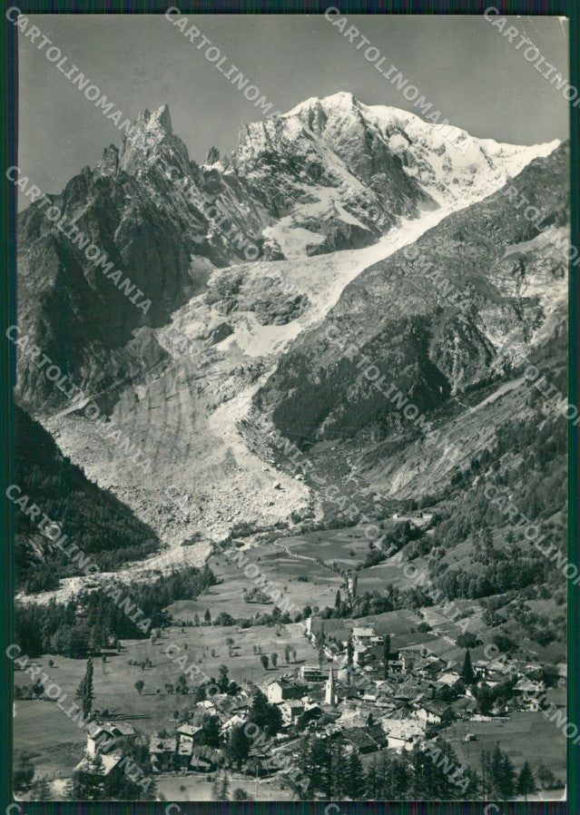 Aosta Courmayeur Entrèves PIEGA Foto FG cartolina KB1967 – fronte