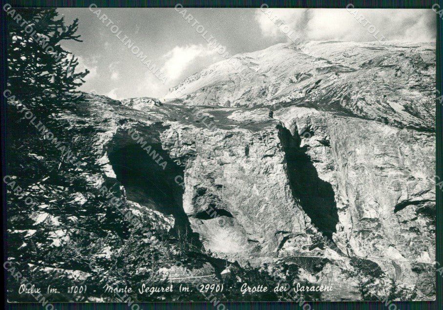 Torino Oulx Monte Seguret Grotte dei Saraceni Foto FG cartolina KB1972 – fronte