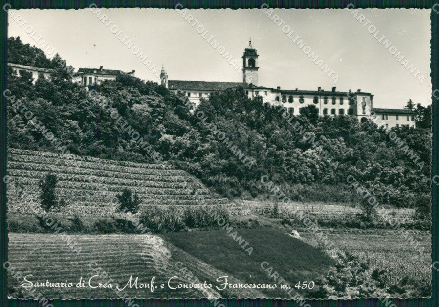 Alessandria Crea Santuario di Convento Francescano Foto FG cartolina KB1977 – fronte