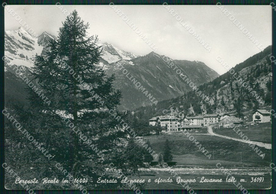Torino Ceresole Reale Gruppo Levanne Foto FG cartolina KB1988 – fronte
