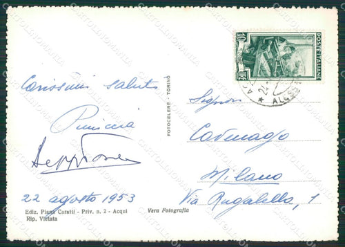 Alessandria Acqui Terme Foto FG cartolina KB2000 – retro