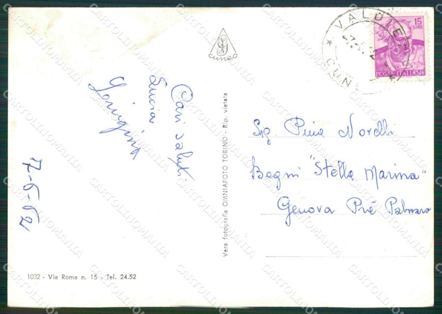 Cuneo Entraque PIEGA Foto FG cartolina KB2004 – retro