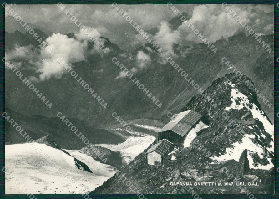 Vercelli Scopello Capanna Gnifetti Cai PIEGHINA Foto FG cartolina KB2012 – fronte