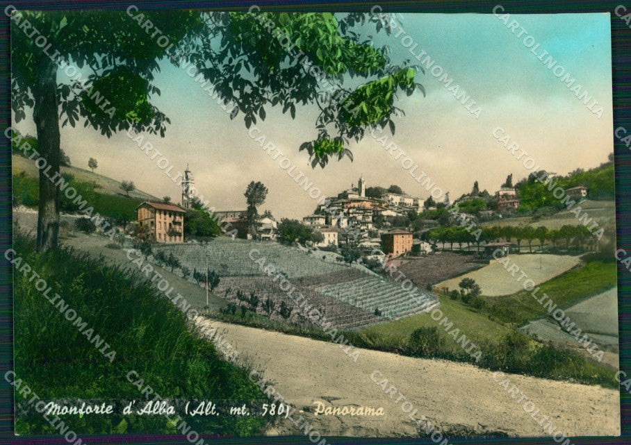 Cuneo Monforte d'Alba Foto FG cartolina KB2014 – fronte
