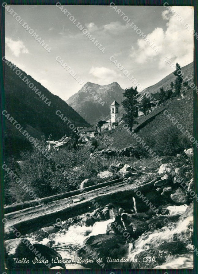 Cuneo Vinadio Bagni di Valle Stura Foto FG cartolina KB2017 – fronte
