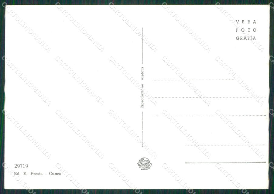 Cuneo Argentera Valle Stura Lago della Maddalena Foto FG cartolina KB2024 – retro